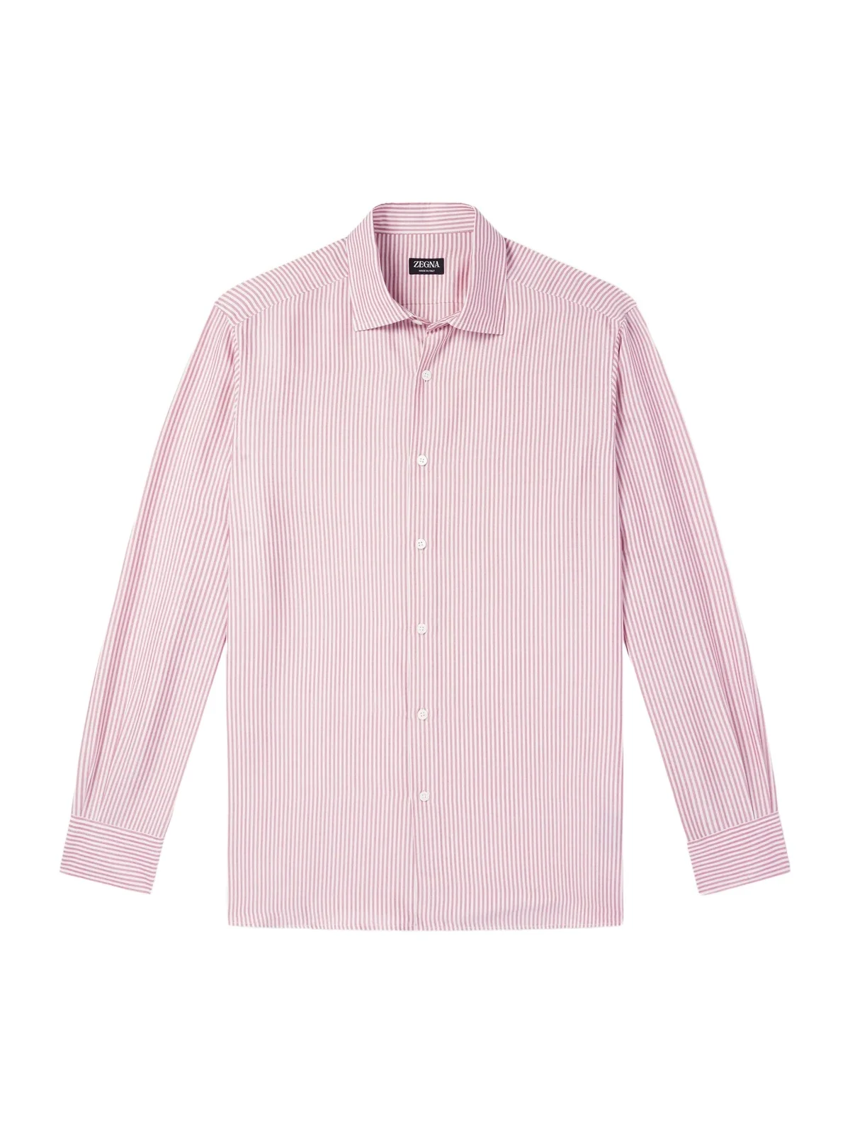 Zegna Striped Silk Shirt - Men