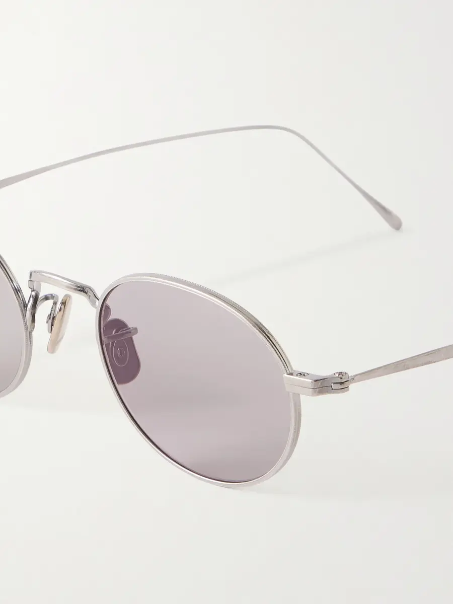 Auralee Eyevan Round-Frame Titanium Sunglasses - Men | Thumbnail 5 Auralee Eyevan Round-Frame Titanium Sunglasses - Men | Thumbnail 5