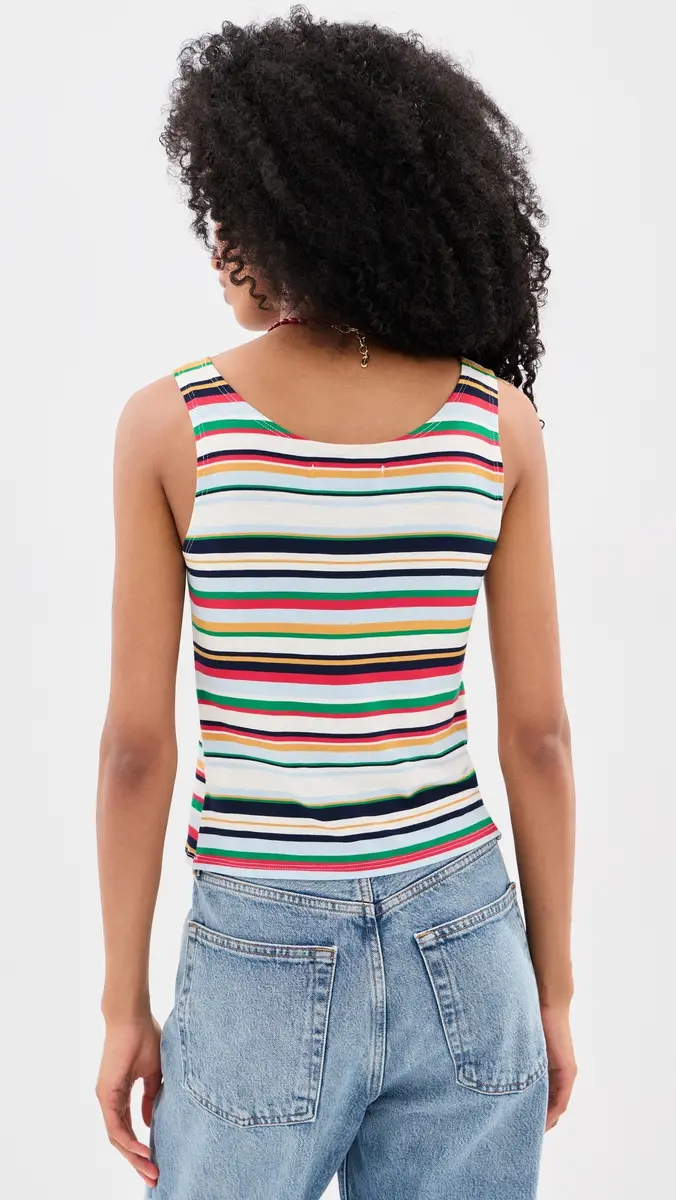 LE BOP Louise Cropped Stripe Tank | Thumbnail 3