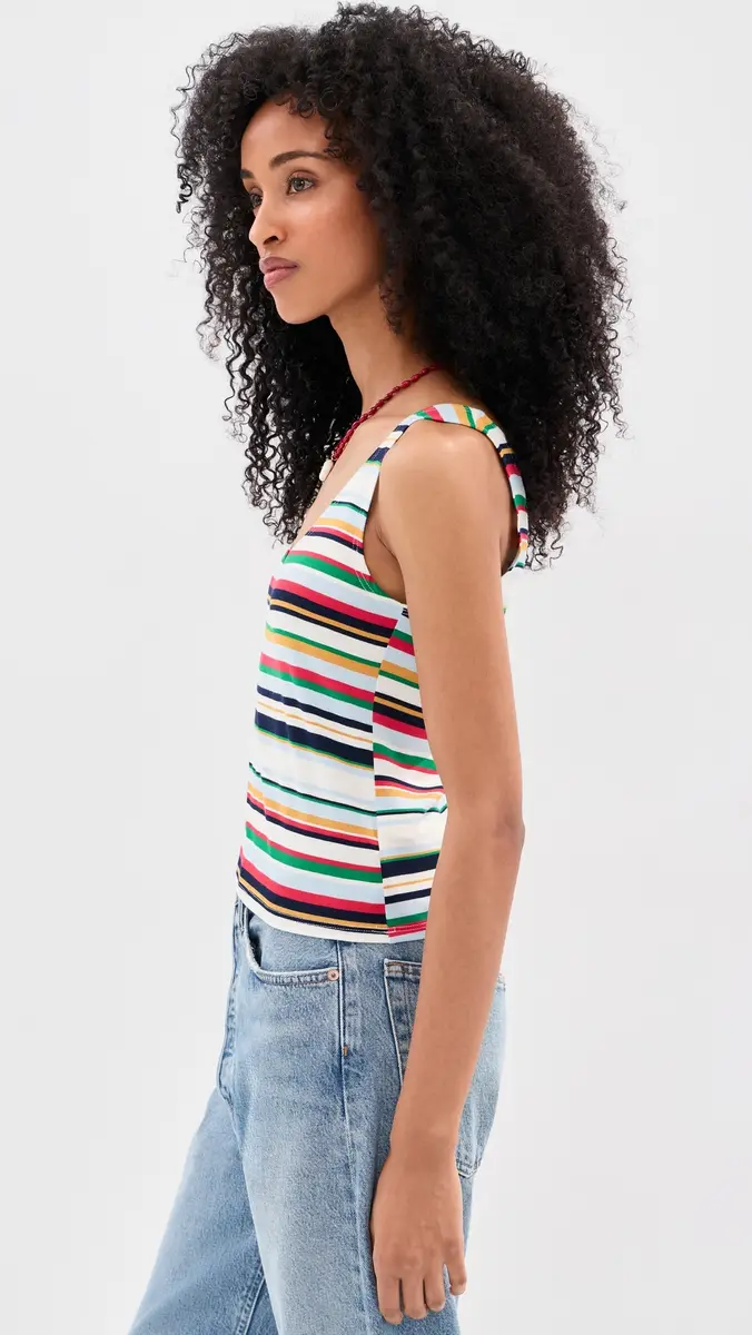 LE BOP Louise Cropped Stripe Tank | Thumbnail 4
