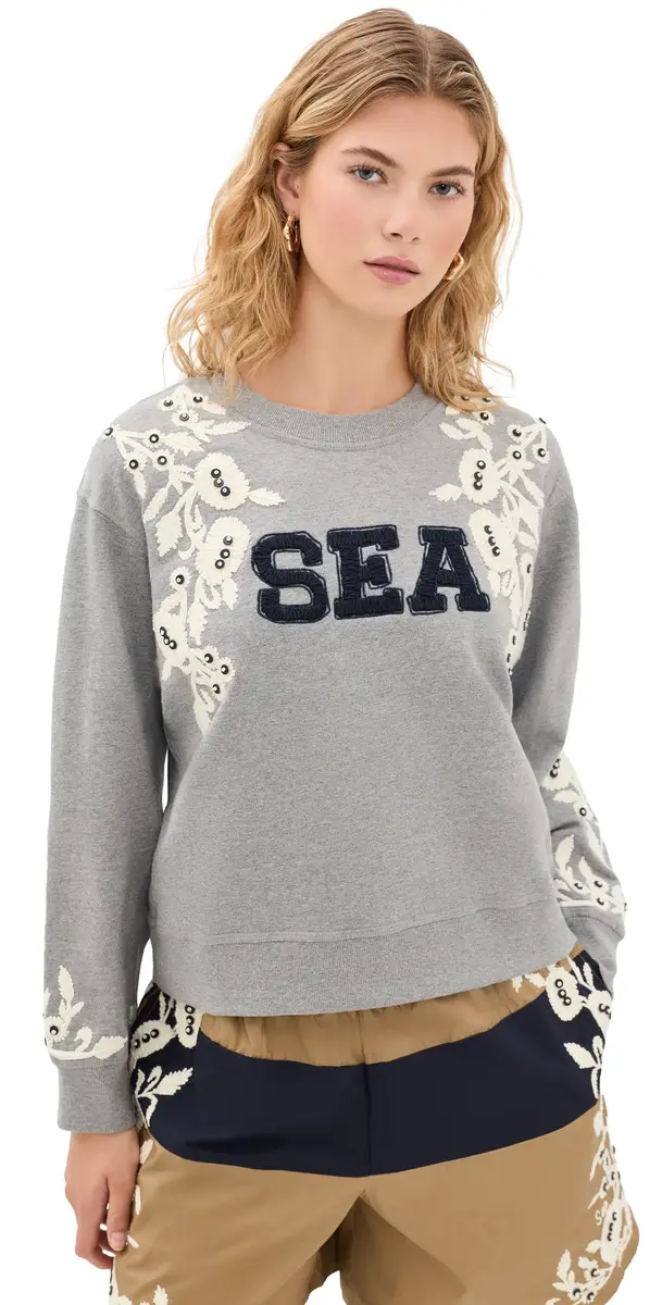 Sea Georgie portswear Sweatshirt Gray | Image 1 Sea Georgie portswear Sweatshirt Gray | Image 1