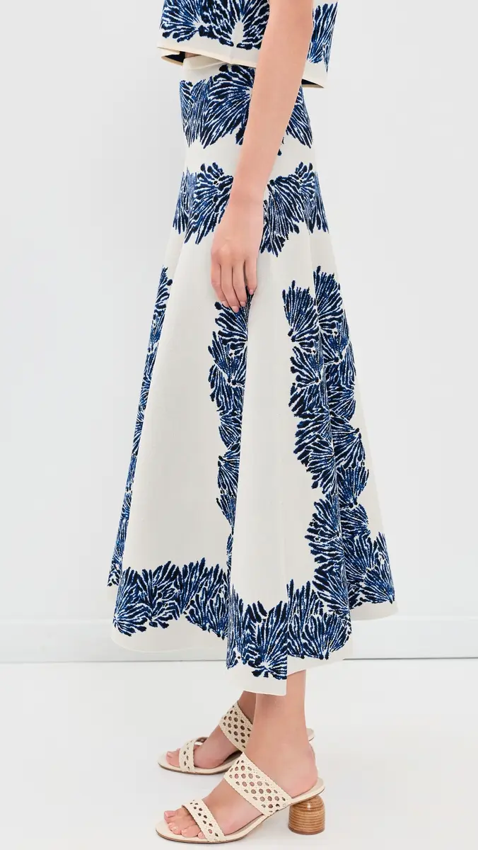 Ulla Johnson Alessia Knit Jacquard Skirt | Thumbnail 4 Ulla Johnson Alessia Knit Jacquard Skirt | Thumbnail 4