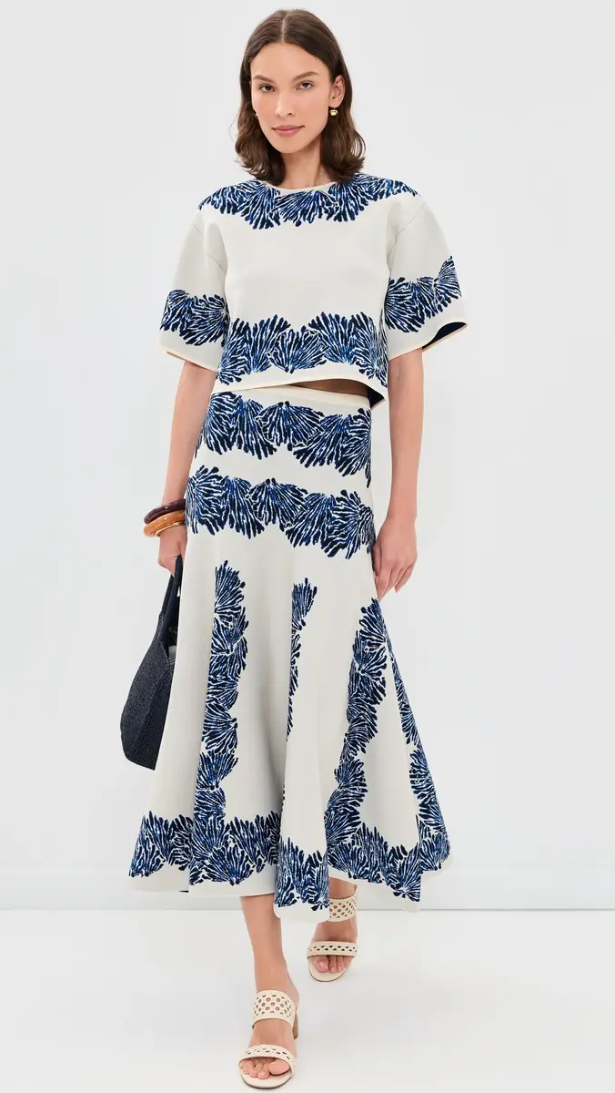 Ulla Johnson Alessia Knit Jacquard Skirt | Thumbnail 5 Ulla Johnson Alessia Knit Jacquard Skirt | Thumbnail 5