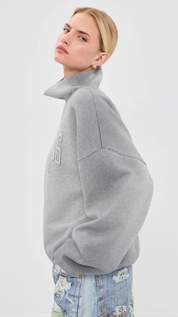 Acne Studios Funnel Neck Sweatshirt | Thumbnail 4 Acne Studios Funnel Neck Sweatshirt | Thumbnail 4
