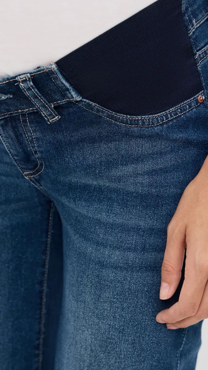 DL1961 Karmine Refined Wide Leg High Rise Maternity Jeans | Thumbnail 6 DL1961 Karmine Refined Wide Leg High Rise Maternity Jeans | Thumbnail 6