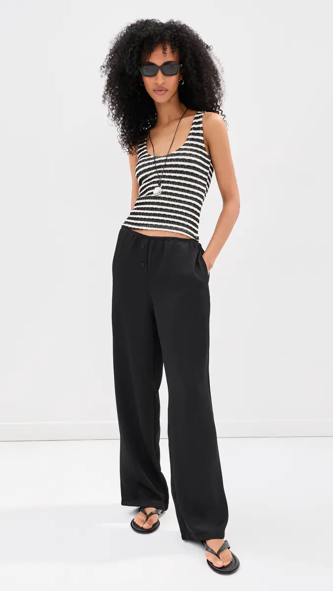 LE BOP Louise Cropped Stripe Tank Top | Thumbnail 5 LE BOP Louise Cropped Stripe Tank Top | Thumbnail 5