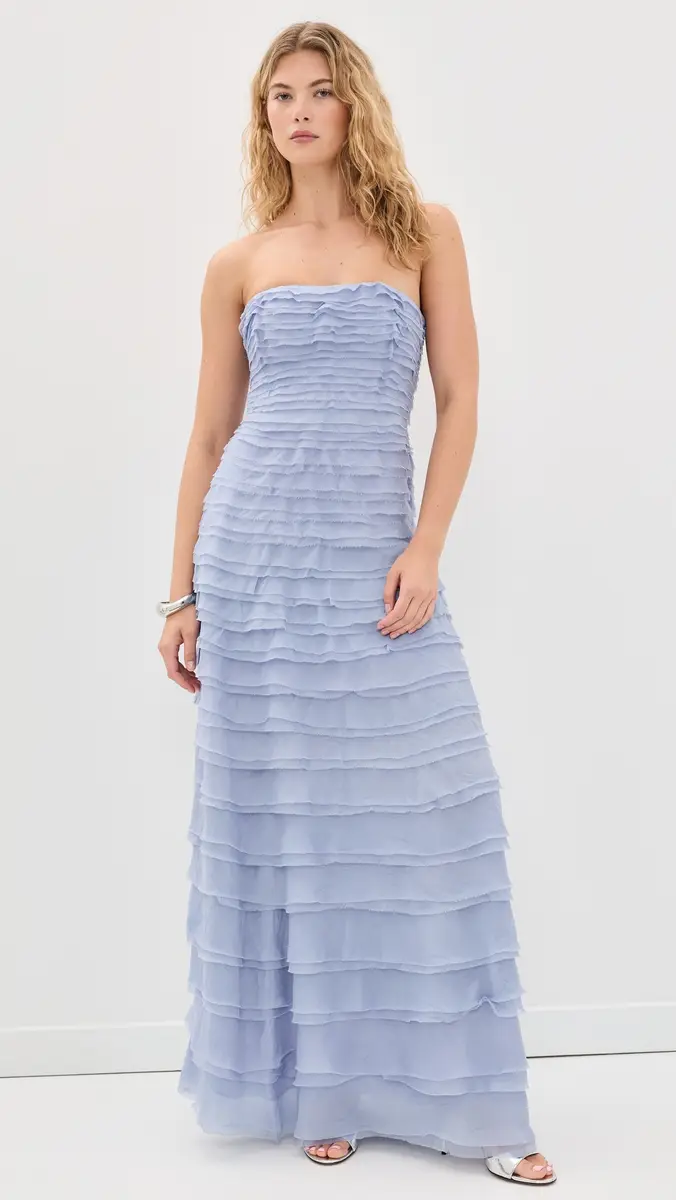 Amur Pepper Layered Gown | Thumbnail 2
