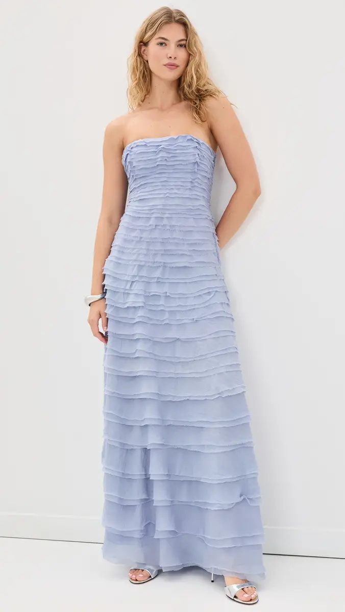 Amur Pepper Layered Gown | Thumbnail 5