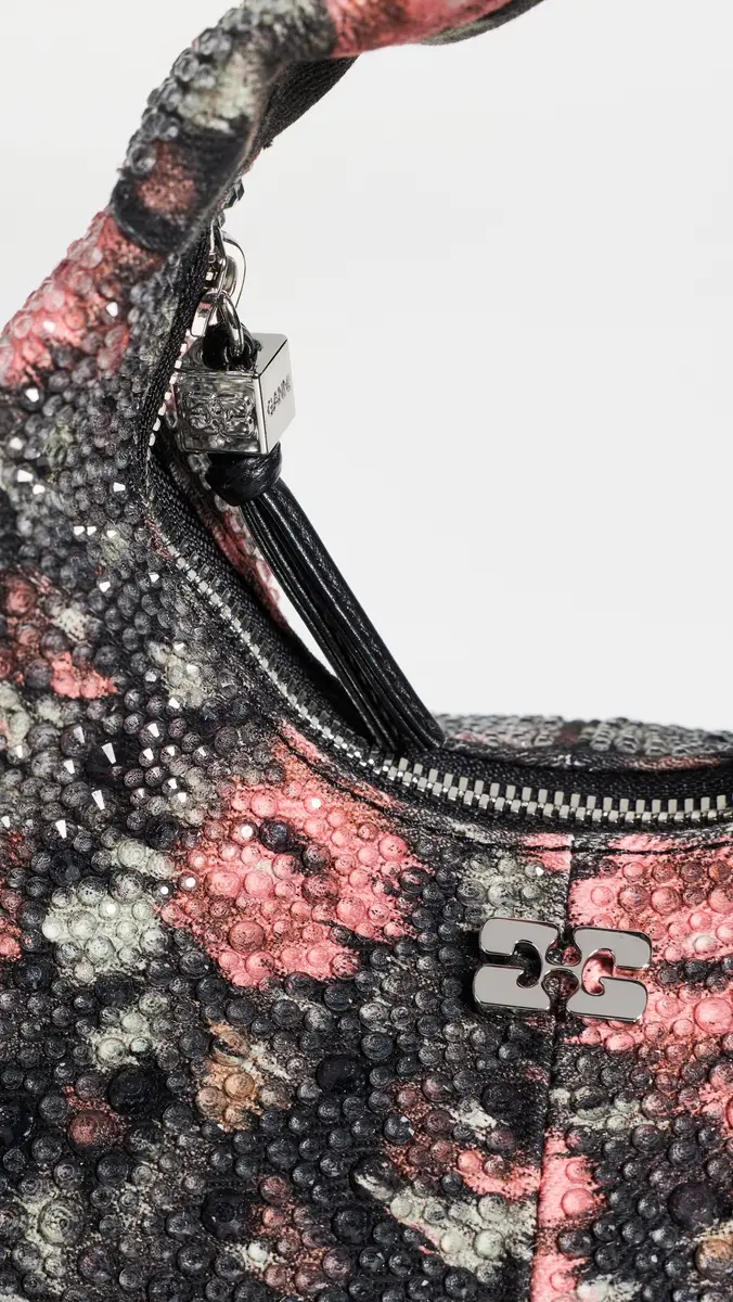 Ganni Flowers Mini Hobo Bag | Thumbnail 5