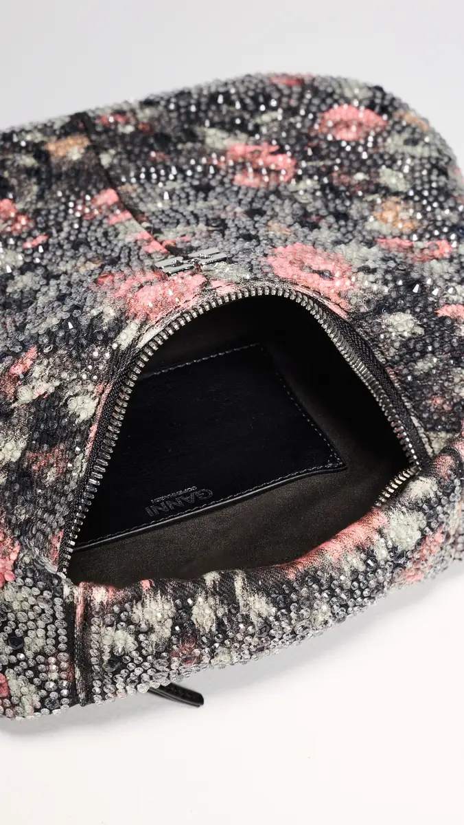 Ganni Flowers Mini Hobo Bag | Thumbnail 6