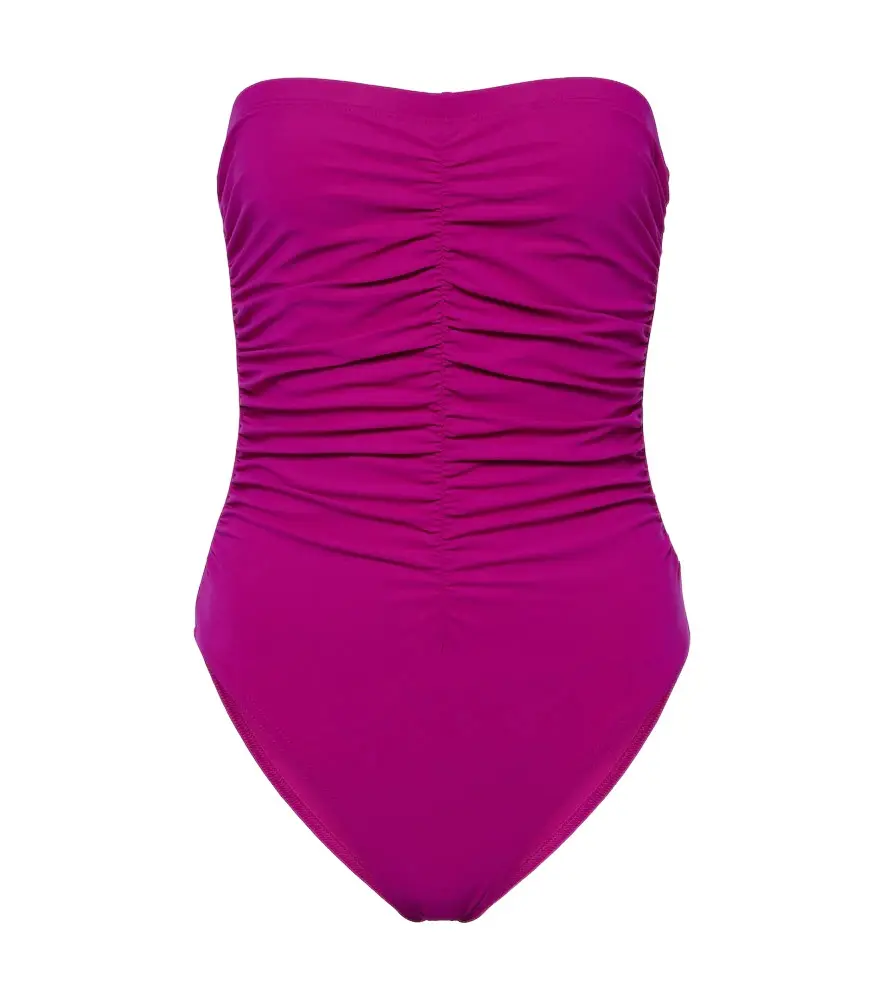 Karla Colletto Basics ruched swimsuit | Image 1 Karla Colletto Basics ruched swimsuit | Image 1