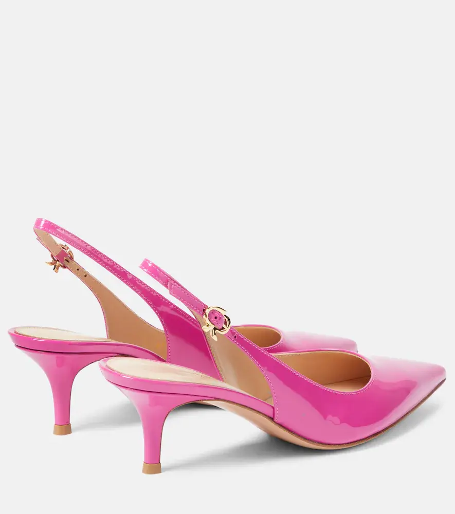 Gianvito Rossi Ribbon patent leather slingback pumps | Thumbnail 3 Gianvito Rossi Ribbon patent leather slingback pumps | Thumbnail 3