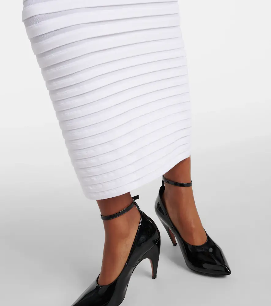 Alaïa Alaïa Pleated midi dress | Thumbnail 2