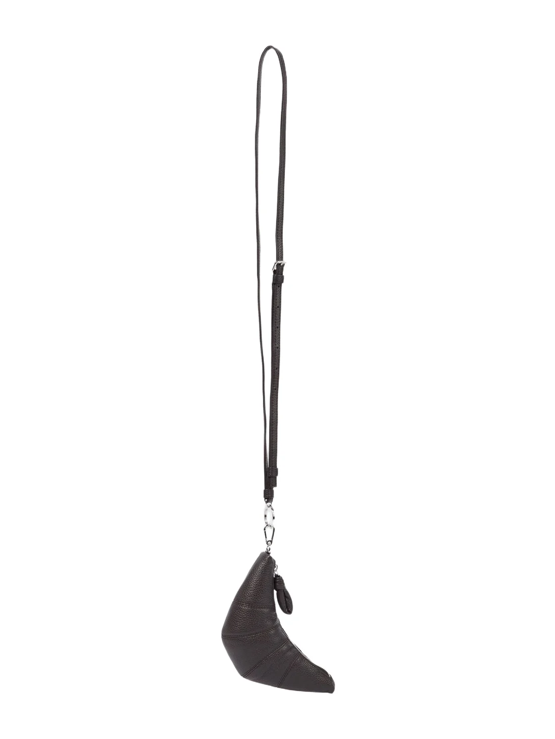 Lemaire Croissant leather coin purse with strap