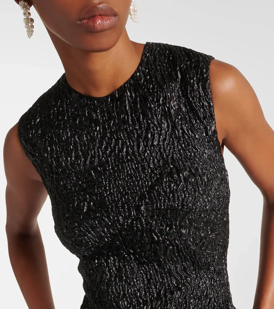 Simone Rocha Cloqué midi dress | Thumbnail 2 Simone Rocha Cloqué midi dress | Thumbnail 2