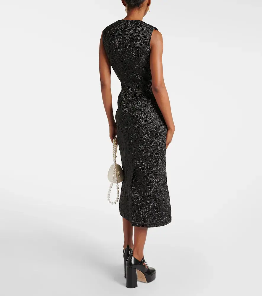 Simone Rocha Cloqué midi dress | Thumbnail 4 Simone Rocha Cloqué midi dress | Thumbnail 4