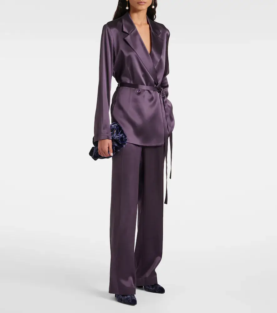 Joseph Tova high-rise silk satin wide-leg pants | Thumbnail 3