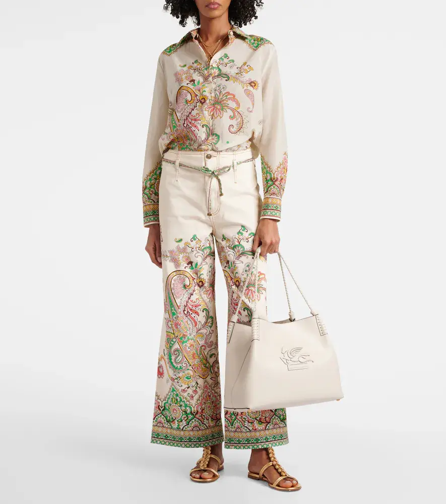 Etro Libra Large leather tote bag | Thumbnail 4 Etro Libra Large leather tote bag | Thumbnail 4