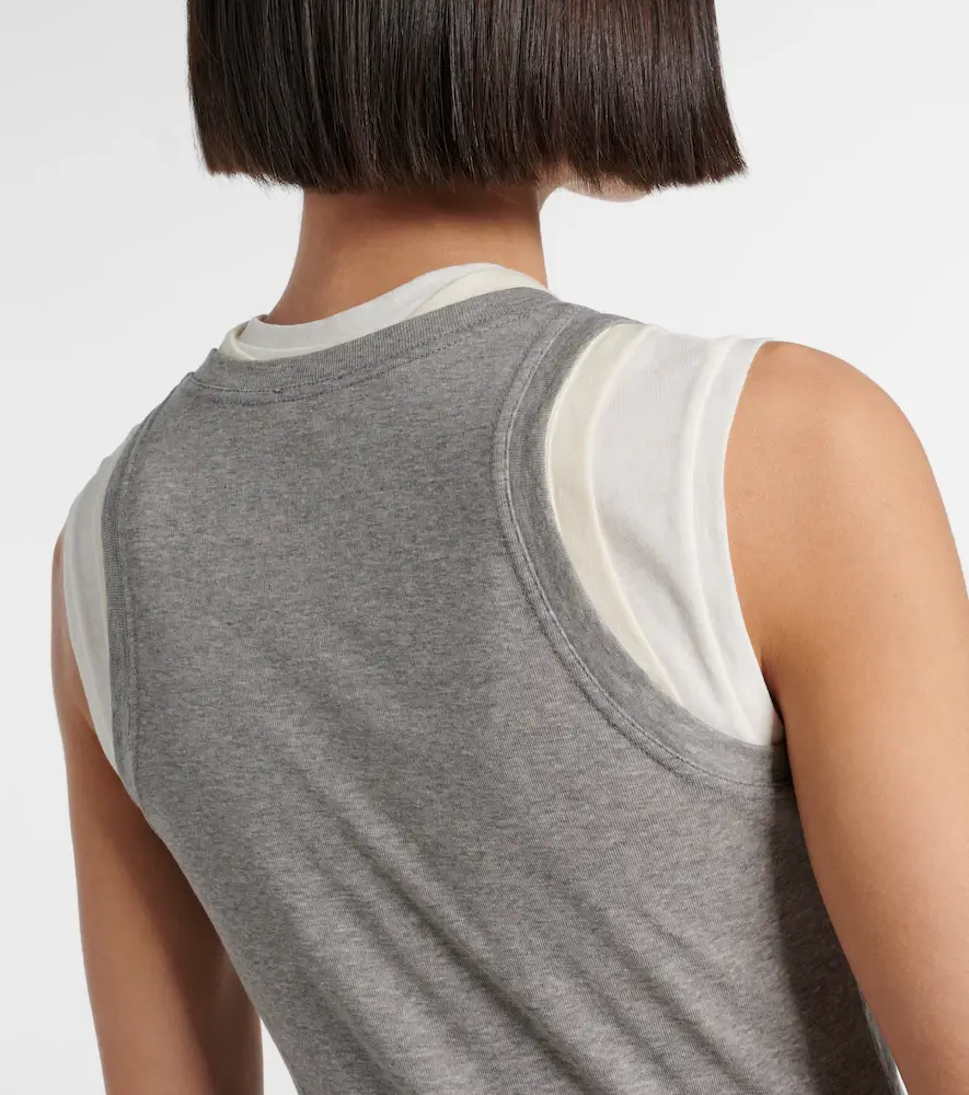 Jil Sander Set of 3 cotton tank tops | Thumbnail 3