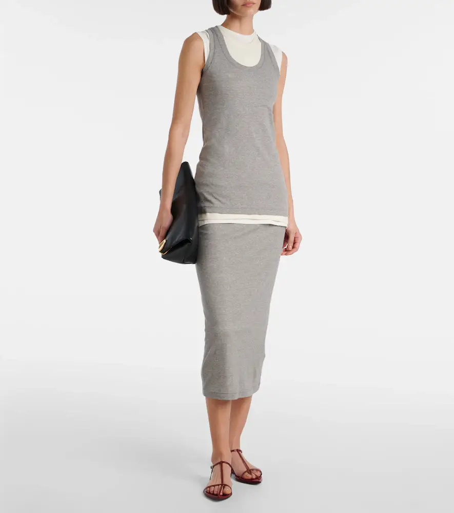 Jil Sander Set of 3 cotton tank tops | Thumbnail 4