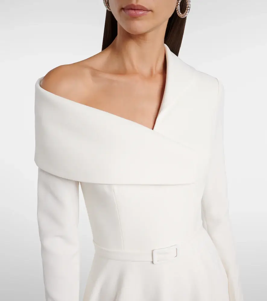 Safiyaa Odelle asymmetric midi dress | Thumbnail 5 Safiyaa Odelle asymmetric midi dress | Thumbnail 5