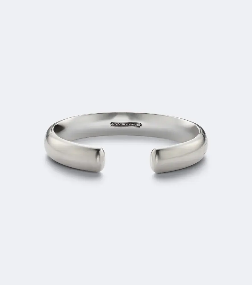 David Yurman Chevron Bold sterling silver cuff bracelet | Thumbnail 4