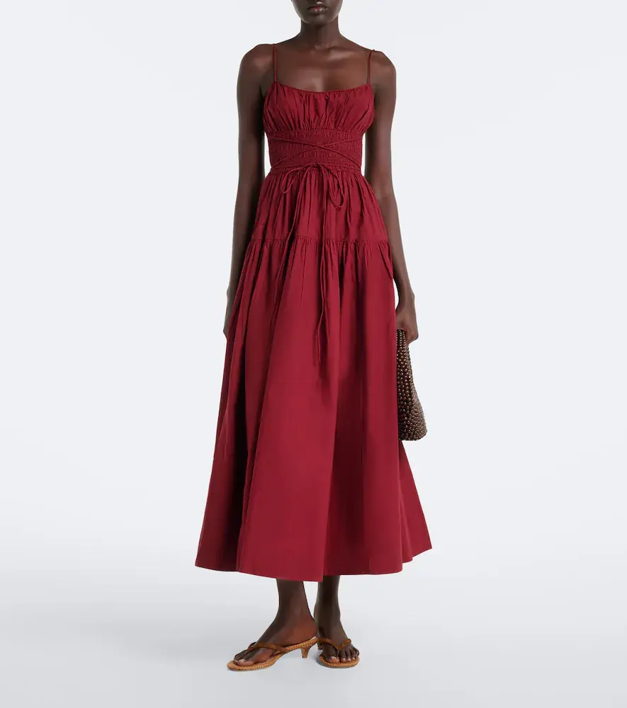 DÔEN Dôen Safia cotton poplin maxi dress | Thumbnail 4