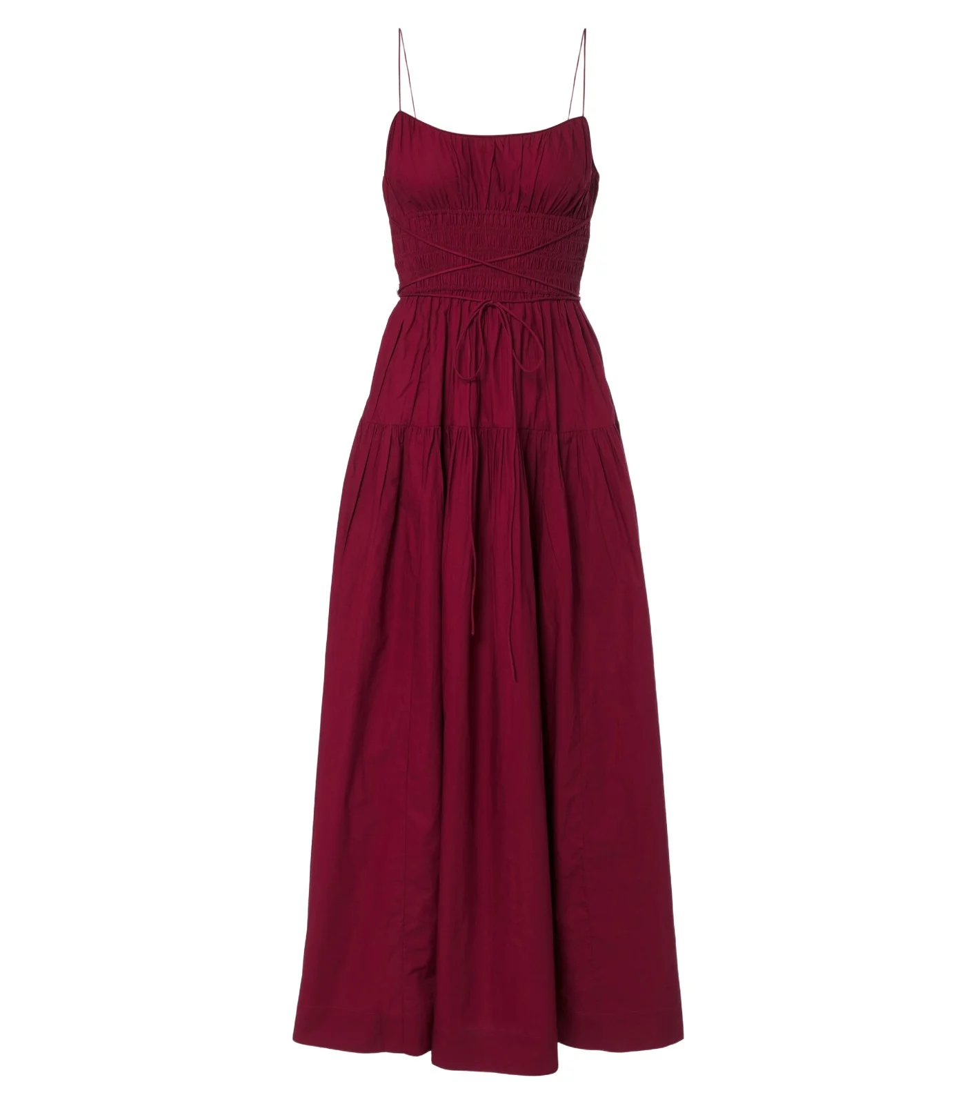 DÔEN Dôen Safia cotton poplin maxi dress