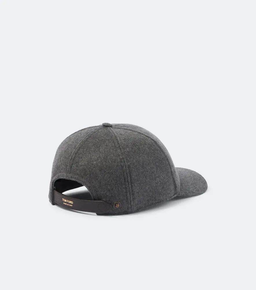 Tom Ford Logo cashmere baseball cap | Thumbnail 2 Tom Ford Logo cashmere baseball cap | Thumbnail 2