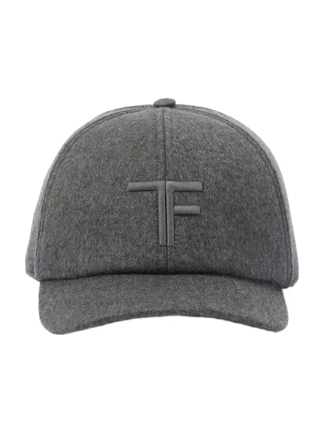 Logo cashmere baseball cap Logo cashmere baseball cap