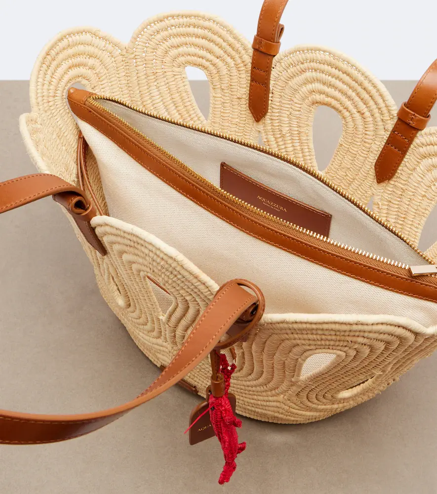 Aquazzura Artiste Medium raffia tote bag | Thumbnail 2 Aquazzura Artiste Medium raffia tote bag | Thumbnail 2
