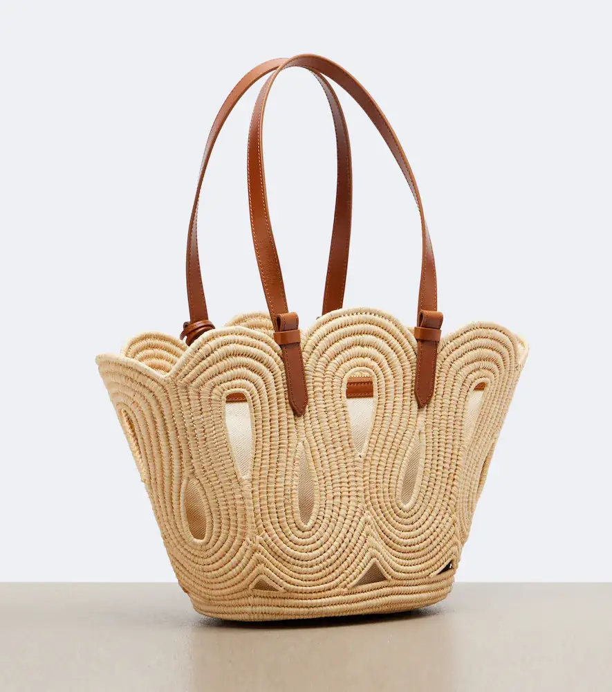 Aquazzura Artiste Medium raffia tote bag | Thumbnail 4 Aquazzura Artiste Medium raffia tote bag | Thumbnail 4