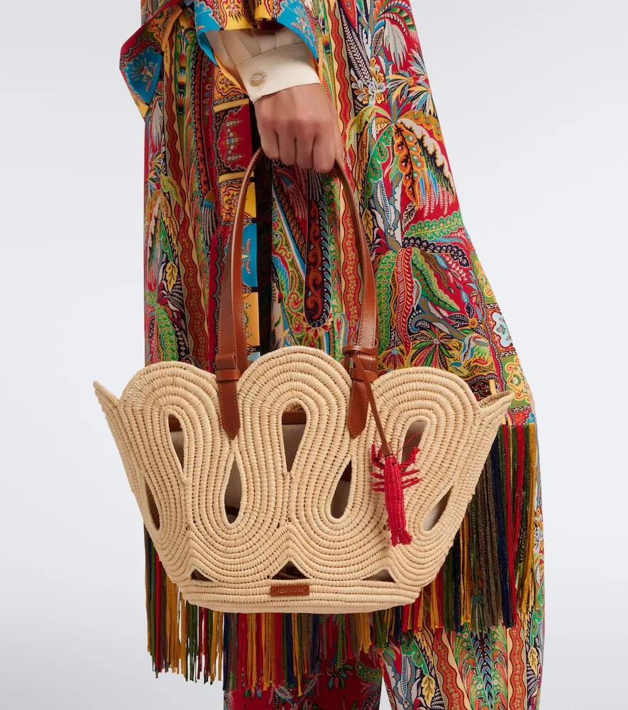 Aquazzura Artiste Medium raffia tote bag | Thumbnail 5 Aquazzura Artiste Medium raffia tote bag | Thumbnail 5