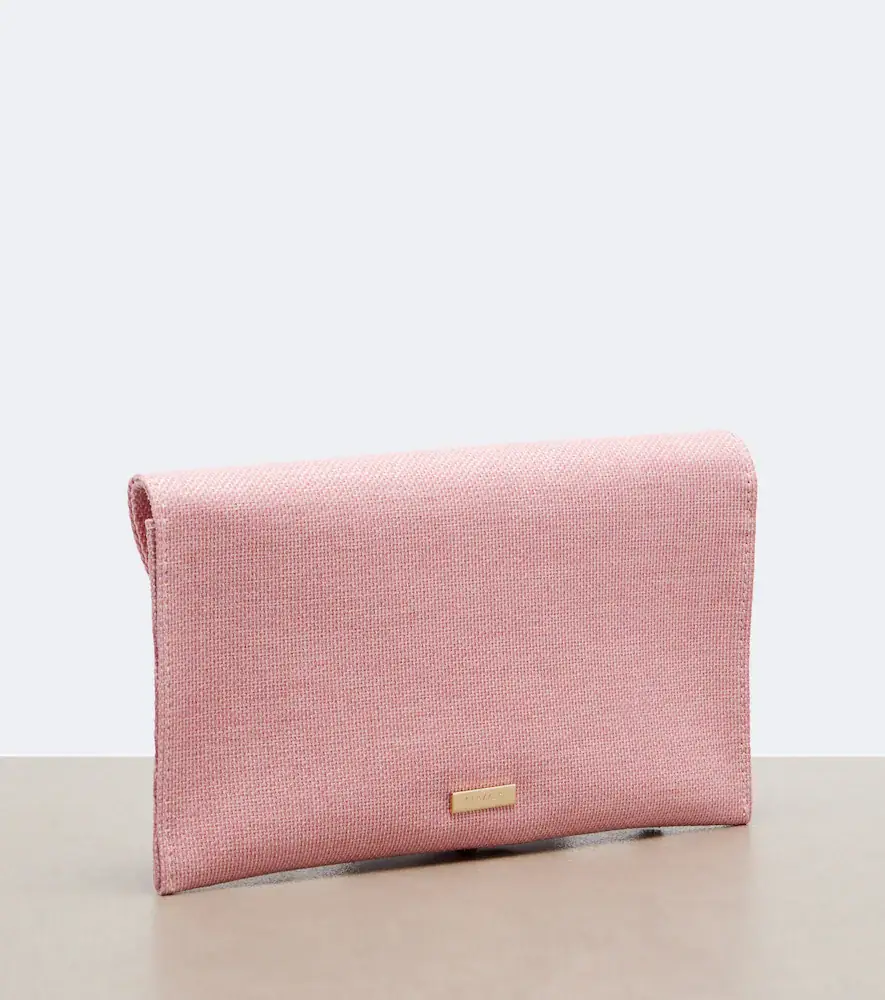Aquazzura Botanica appliqué raffia clutch | Thumbnail 4 Aquazzura Botanica appliqué raffia clutch | Thumbnail 4