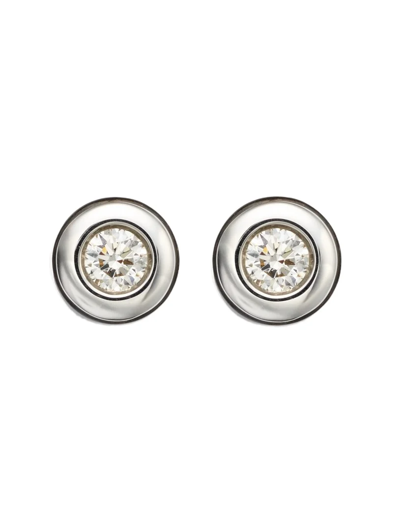 David Yurman Pavé sterling silver earrings with diamonds