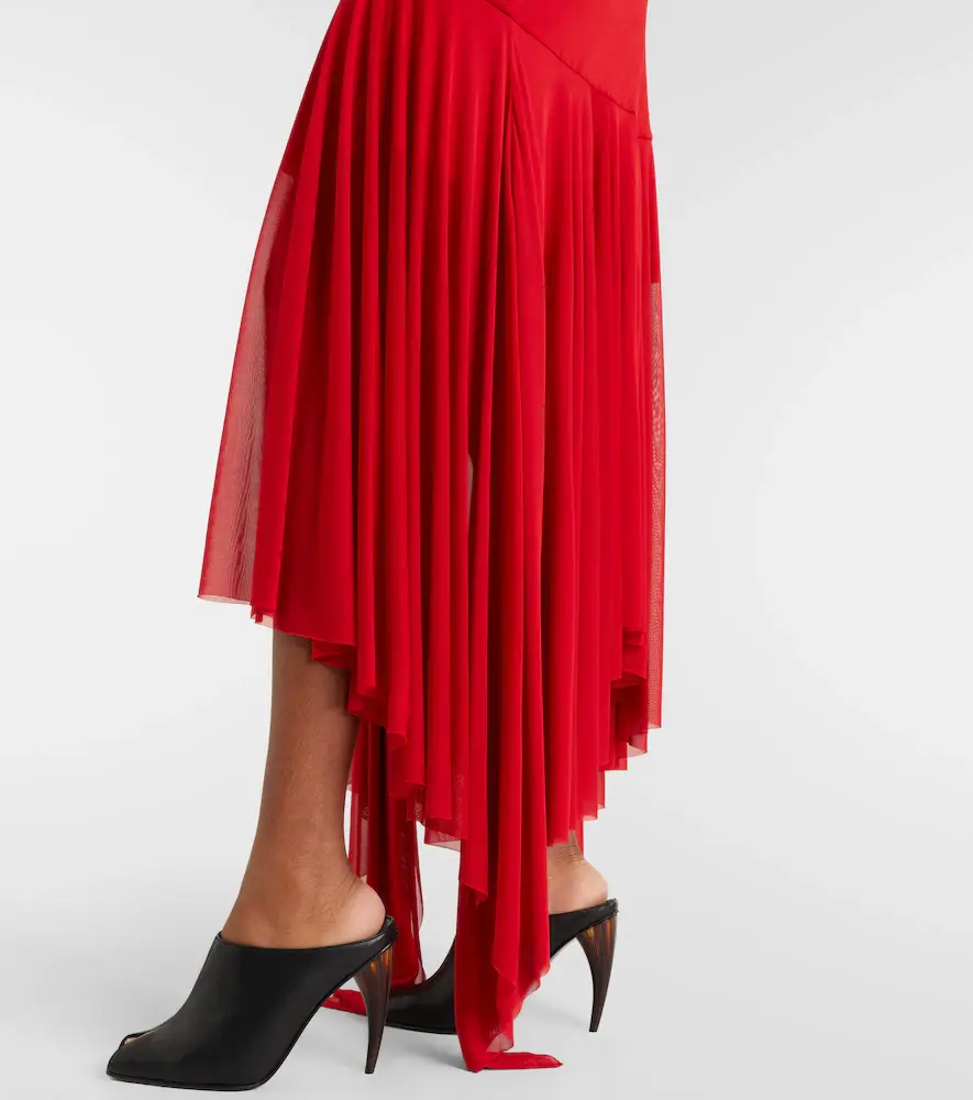 Alexander McQueen Draped halterneck jersey maxi dress | Thumbnail 6