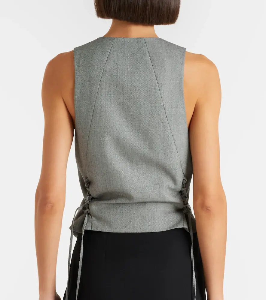 Alexander McQueen Asymmetric wool vest | Thumbnail 4