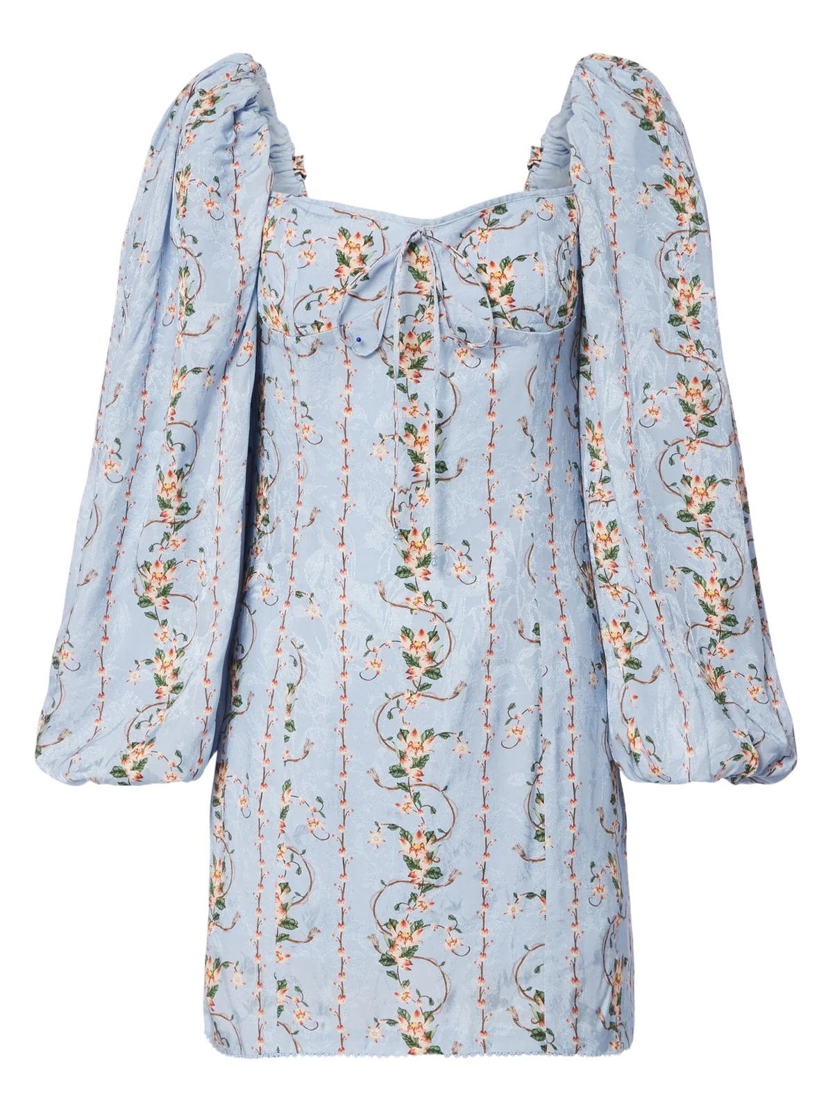 Lorena floral puff-sleeve minidress Lorena floral puff-sleeve minidress