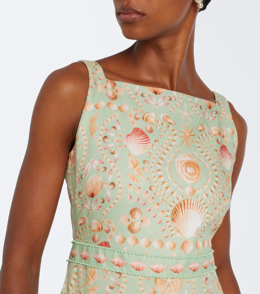Agua by Agua Bendita Abeja printed tiered linen maxi dress | Thumbnail 2 Agua by Agua Bendita Abeja printed tiered linen maxi dress | Thumbnail 2
