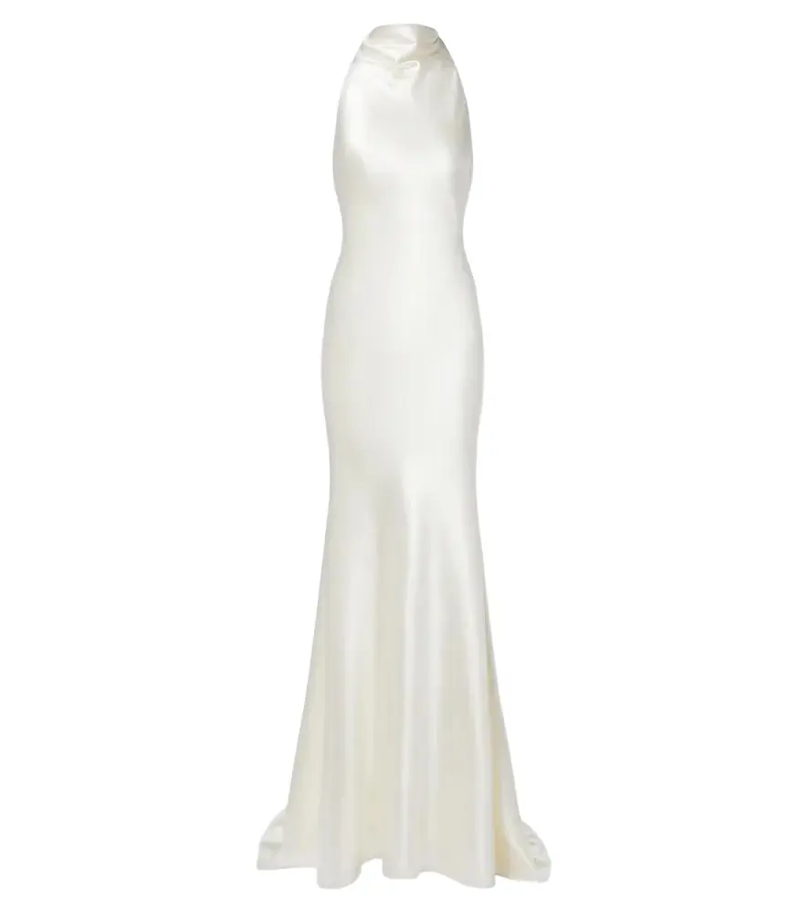 Bridal Stella wool and silk gown Bridal Stella wool and silk gown
