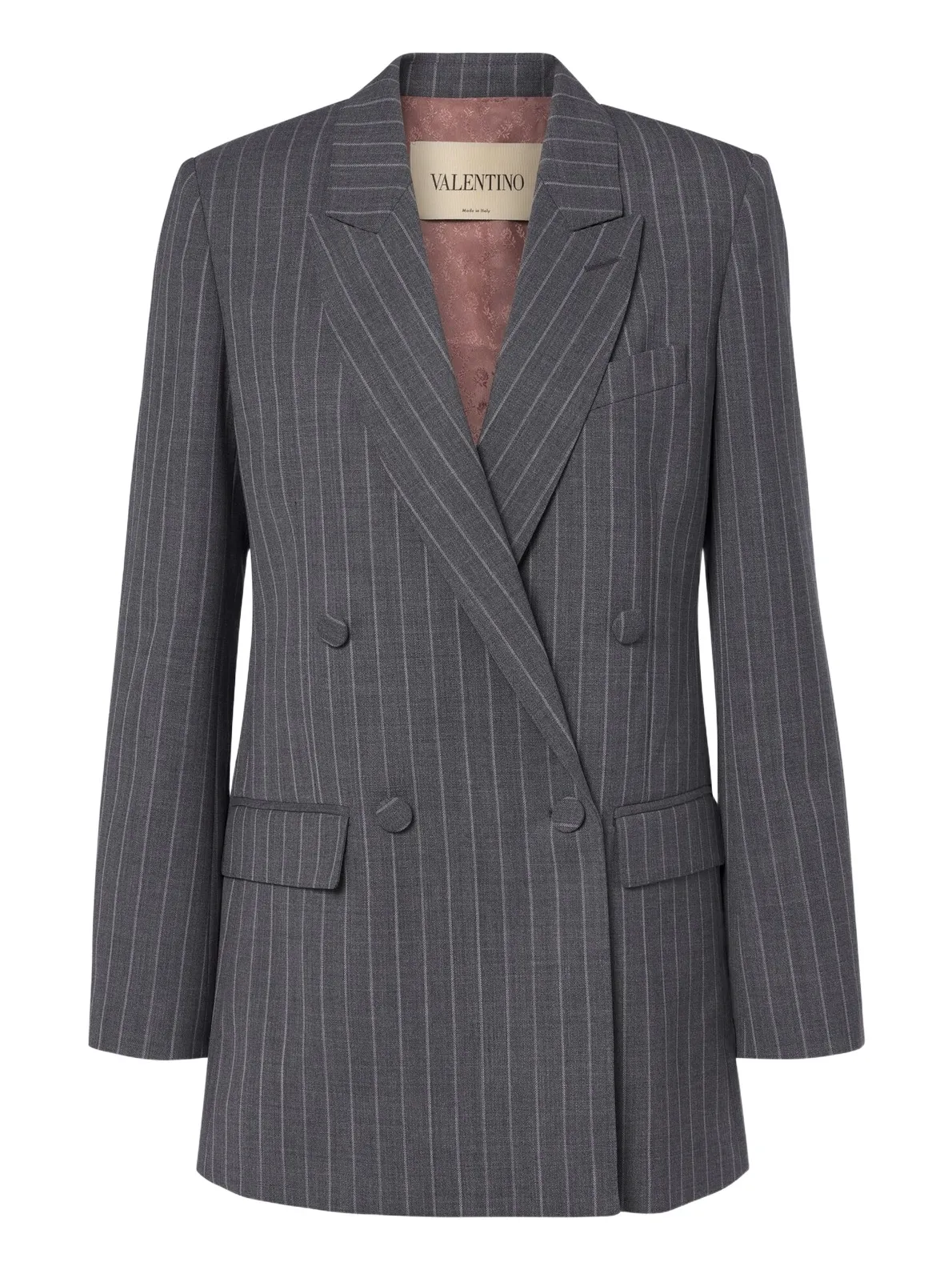 Valentino Garavani Pinstripe virgin wool blazer