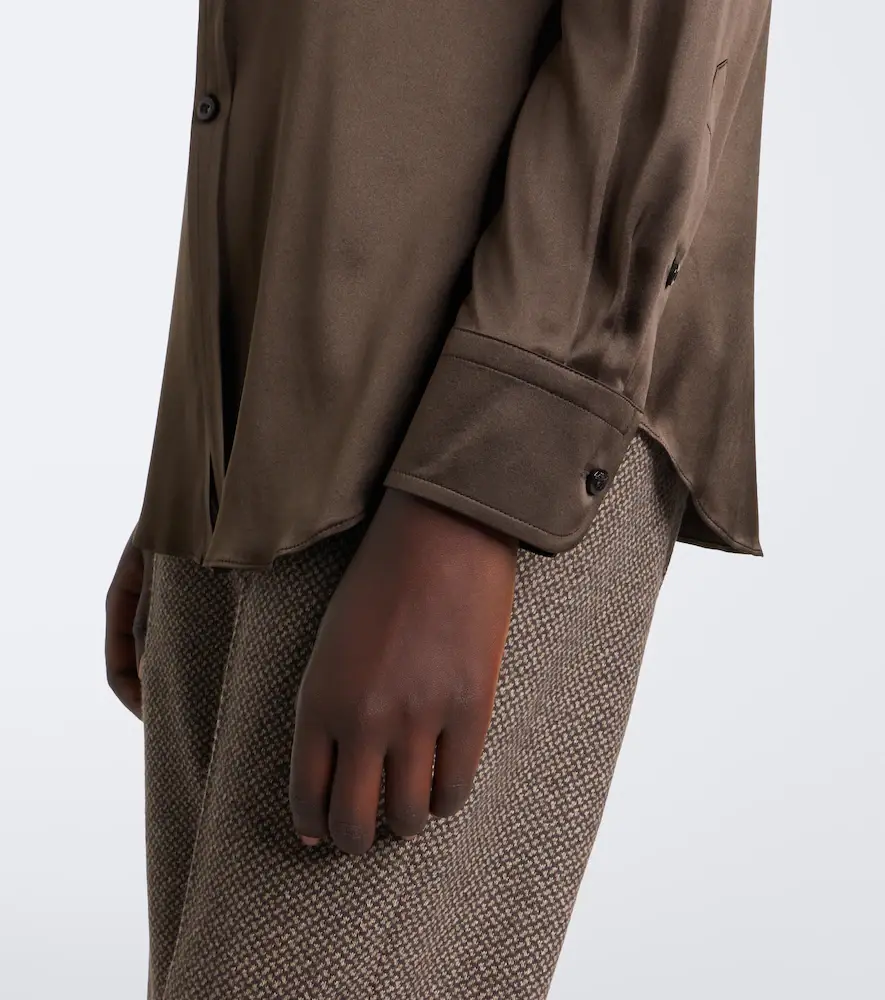 Ralph Lauren Collection Silk-blend satin shirt | Thumbnail 5 Ralph Lauren Collection Silk-blend satin shirt | Thumbnail 5