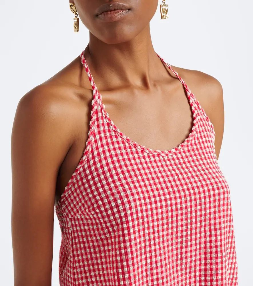 Montce Brooklyn gingham halterneck top | Thumbnail 4