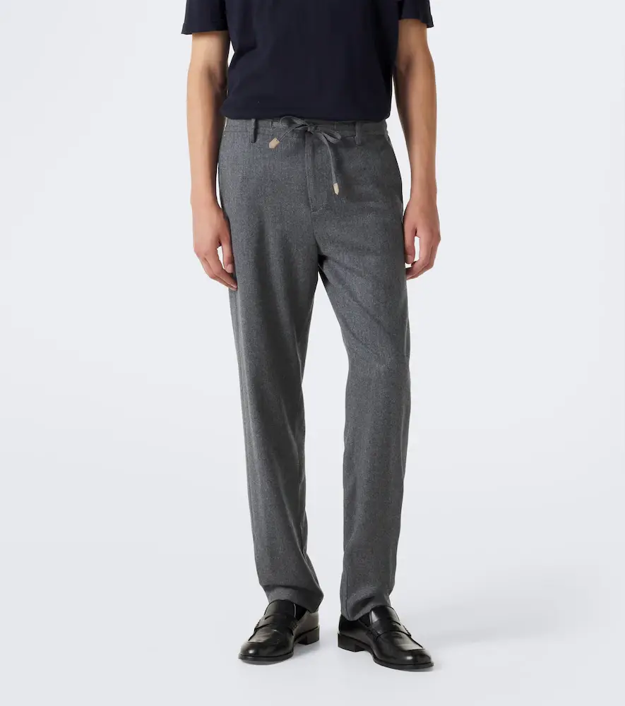 Canali Wool straight pants | Thumbnail 5 Canali Wool straight pants | Thumbnail 5