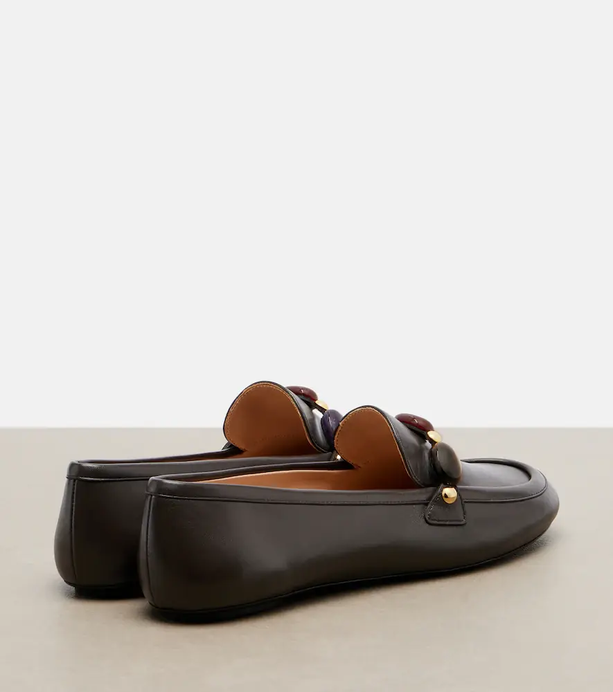 Gianvito Rossi Embellished leather loafers | Thumbnail 3 Gianvito Rossi Embellished leather loafers | Thumbnail 3