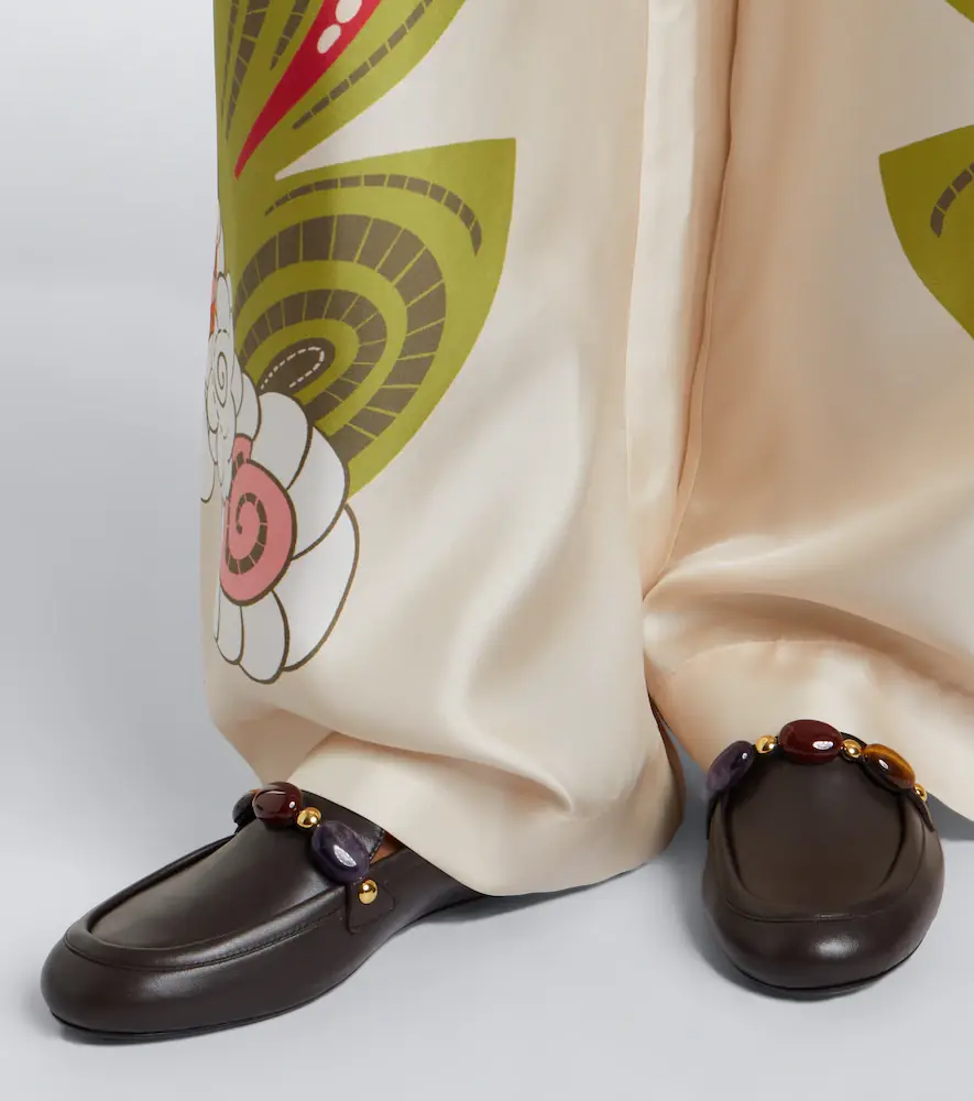Gianvito Rossi Embellished leather loafers | Thumbnail 5 Gianvito Rossi Embellished leather loafers | Thumbnail 5