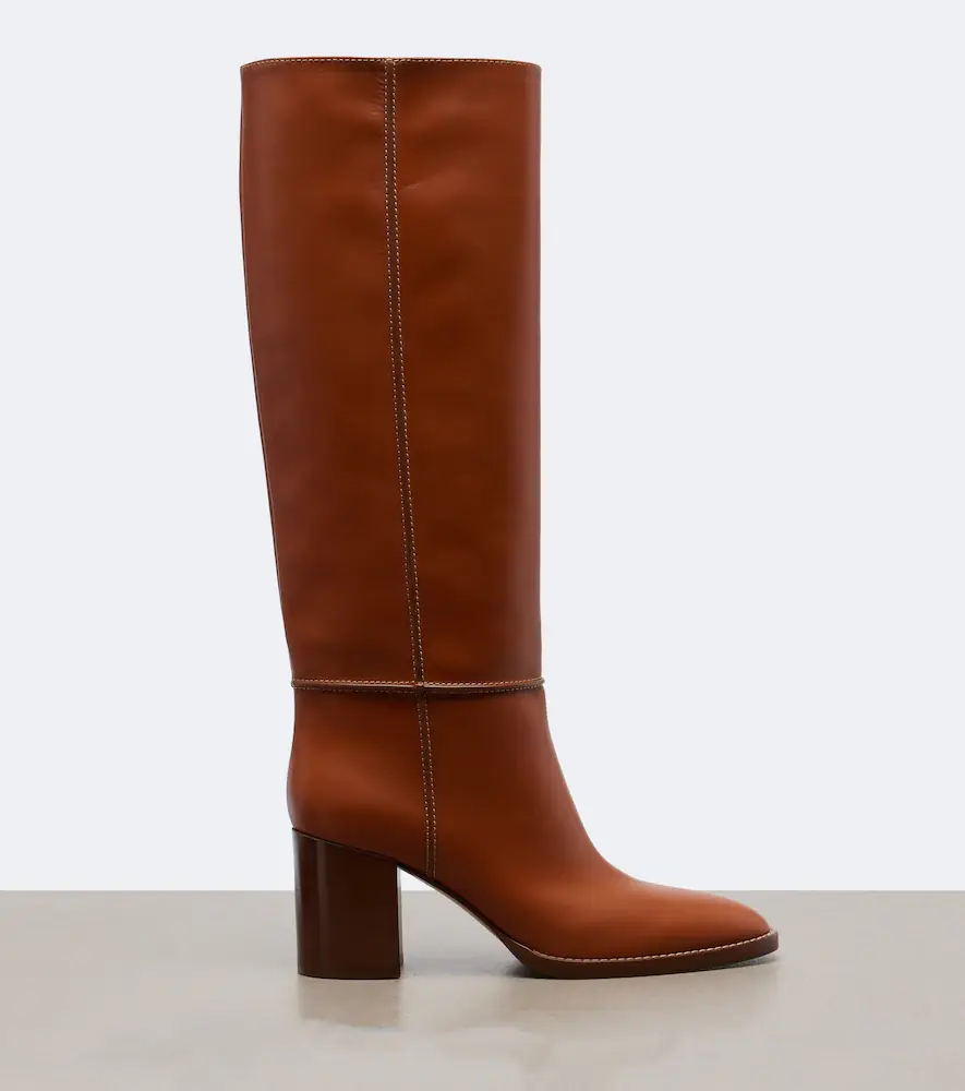Gianvito Rossi Leather knee-high boots | Thumbnail 3 Gianvito Rossi Leather knee-high boots | Thumbnail 3