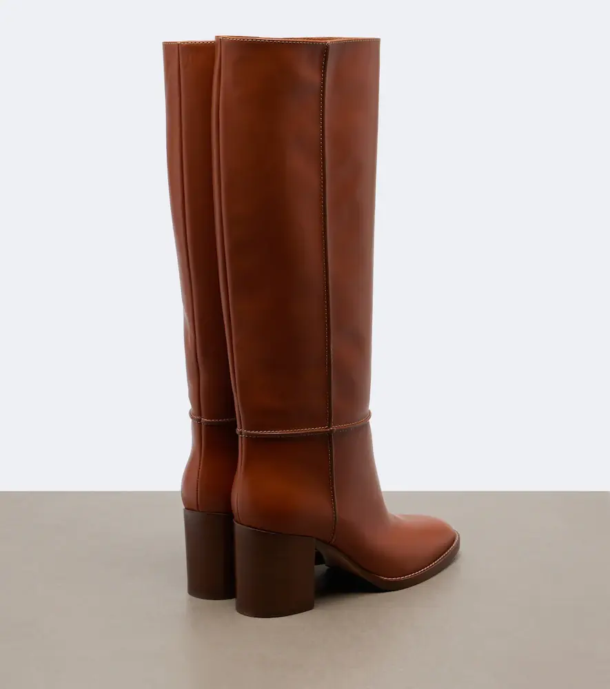 Gianvito Rossi Leather knee-high boots | Thumbnail 4 Gianvito Rossi Leather knee-high boots | Thumbnail 4