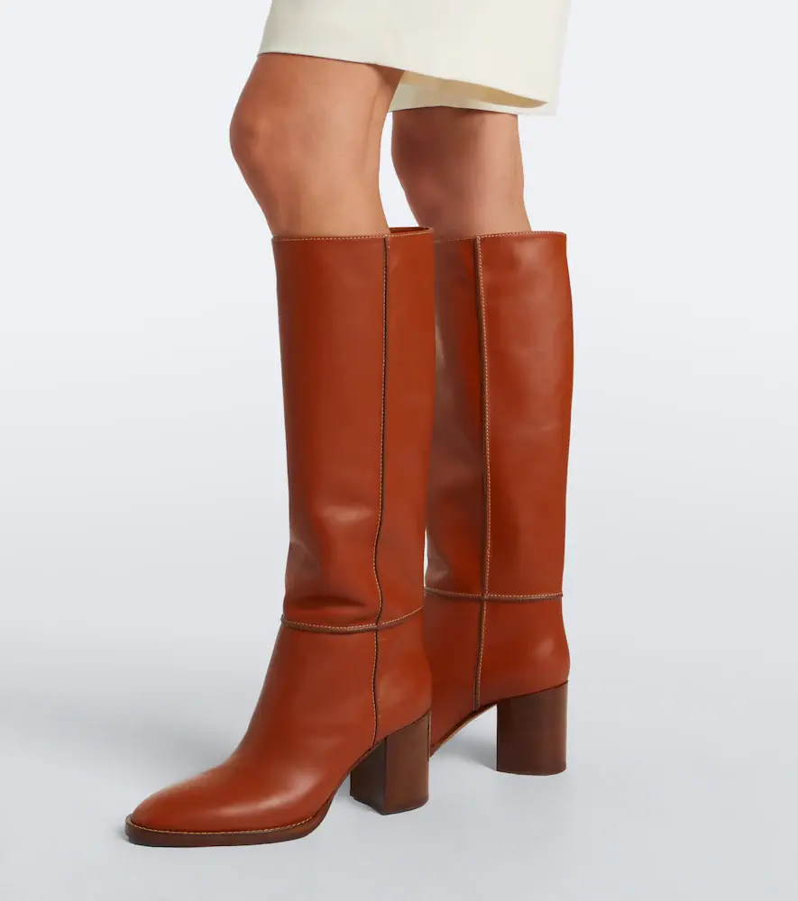 Gianvito Rossi Leather knee-high boots | Thumbnail 6 Gianvito Rossi Leather knee-high boots | Thumbnail 6