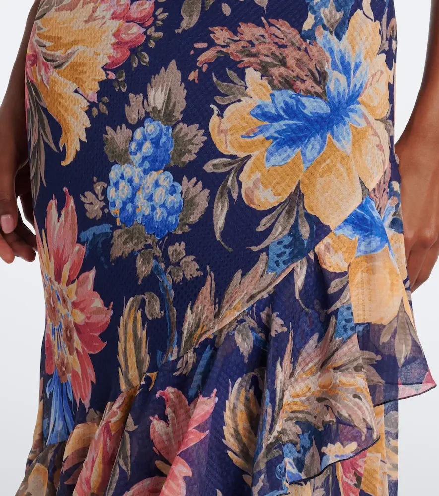 Etro Floral ruffled gown | Thumbnail 2 Etro Floral ruffled gown | Thumbnail 2